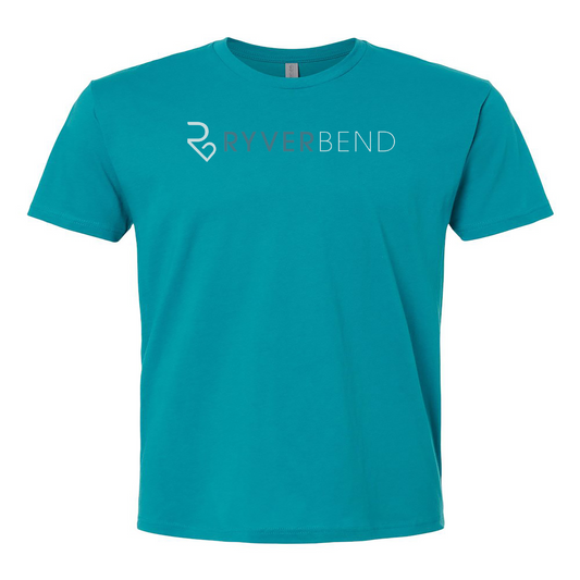 Mens 2X-Large TEAL Cotton T-Shirt